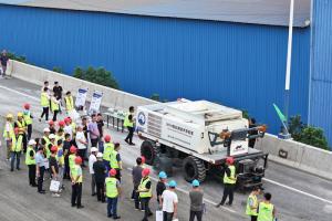 常州市道路预防性养护观摩现场 mksports新技术“零距离”呈现